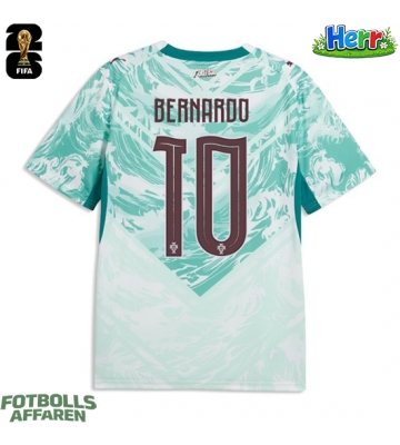 Portugal Bernardo Silva #10 Bortatröja VM 2026 Kortärmad